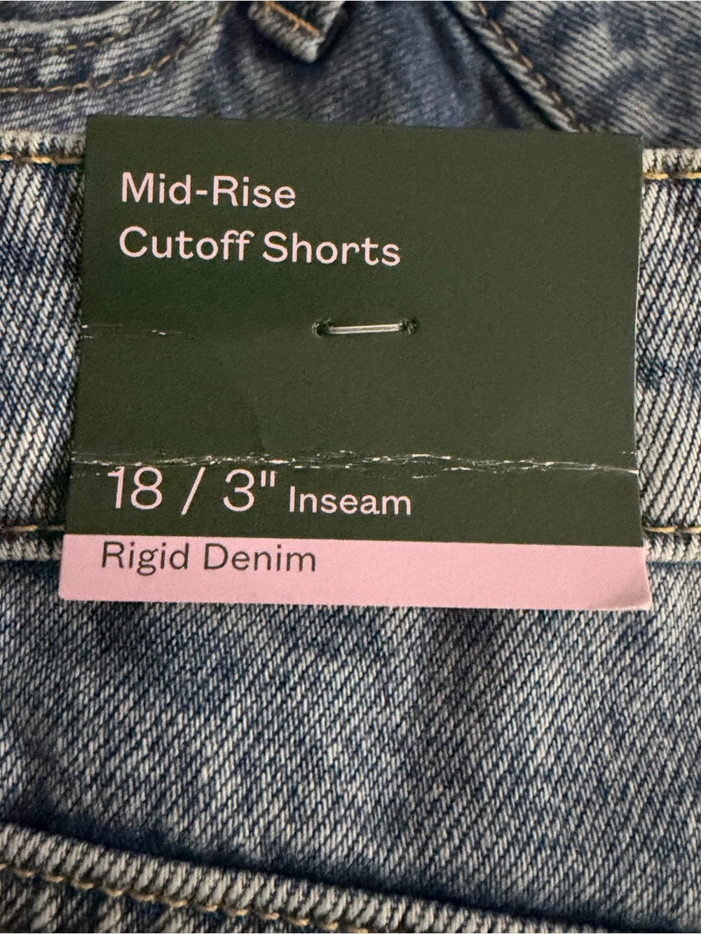 wild fable Light Blue Distressed Denim Shorts - Picture 4 of 4